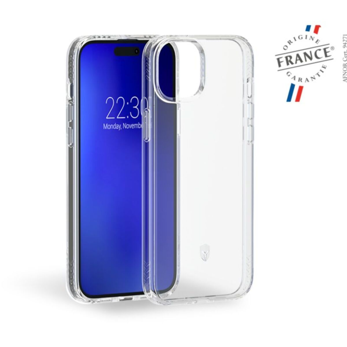 Coque FORCE CASE iPhone 15 Transparent pulse