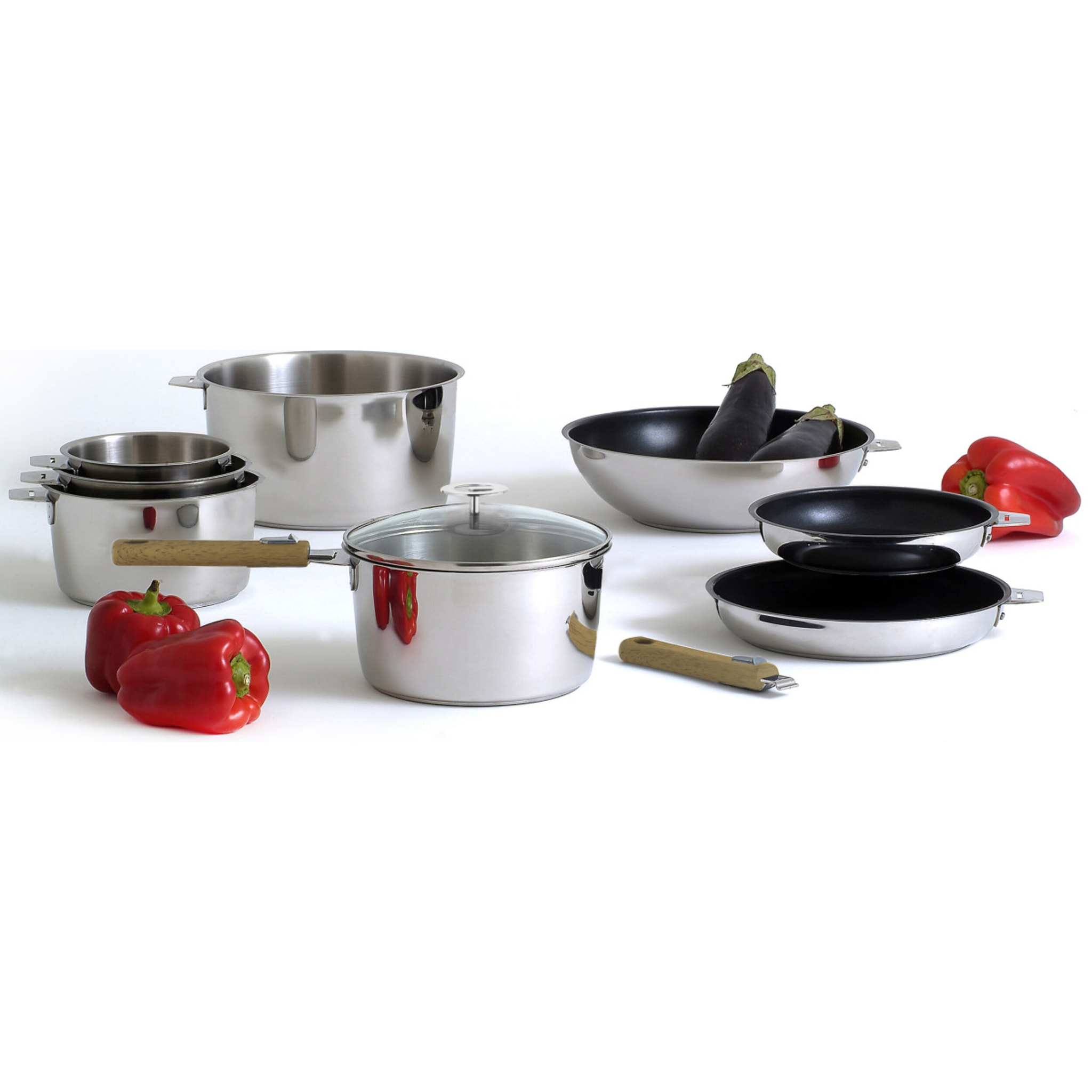 Malice - Asa desmontable efecto madera clara