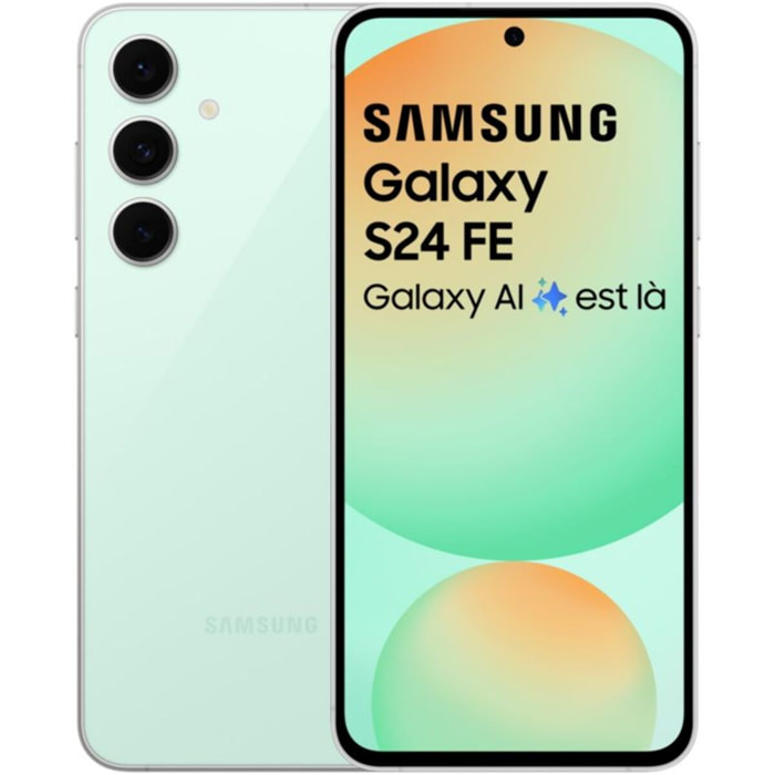 Smartphone SAMSUNG Galaxy S24 FE 5G Vert d'eau128Go