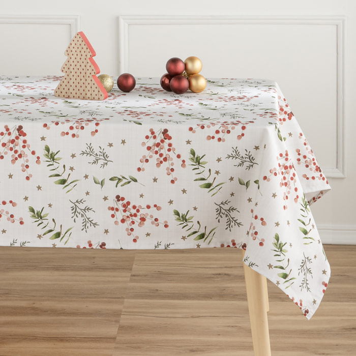 Nappe nöel anti-tâches 100% coton WISH