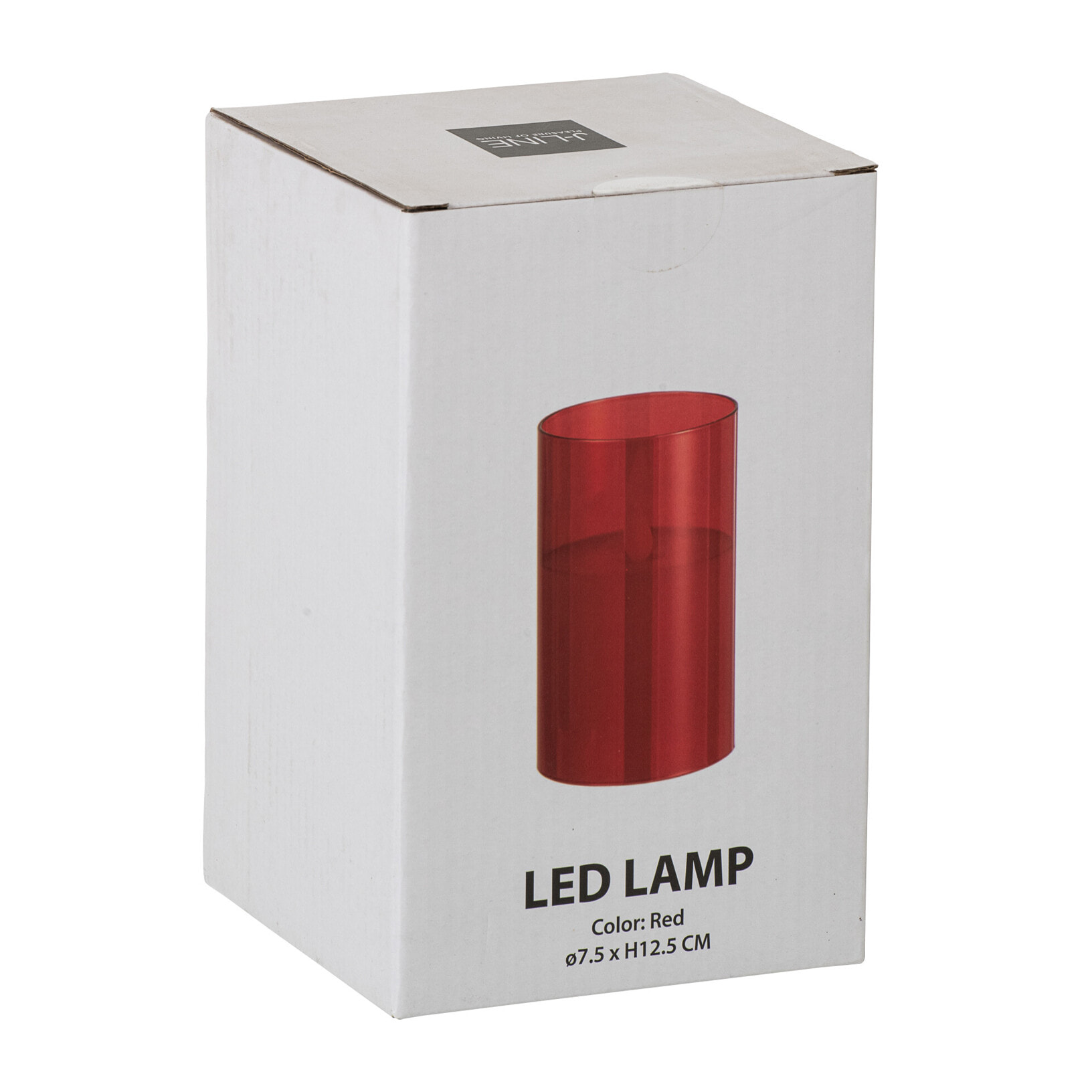 J-Line lampe Brillante - verre - rouge - small - LED