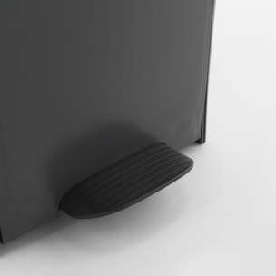 Cubo de basura 70l, vertical, 2 compartimentos, papelera residuos, 76 cm, fácil gestión
