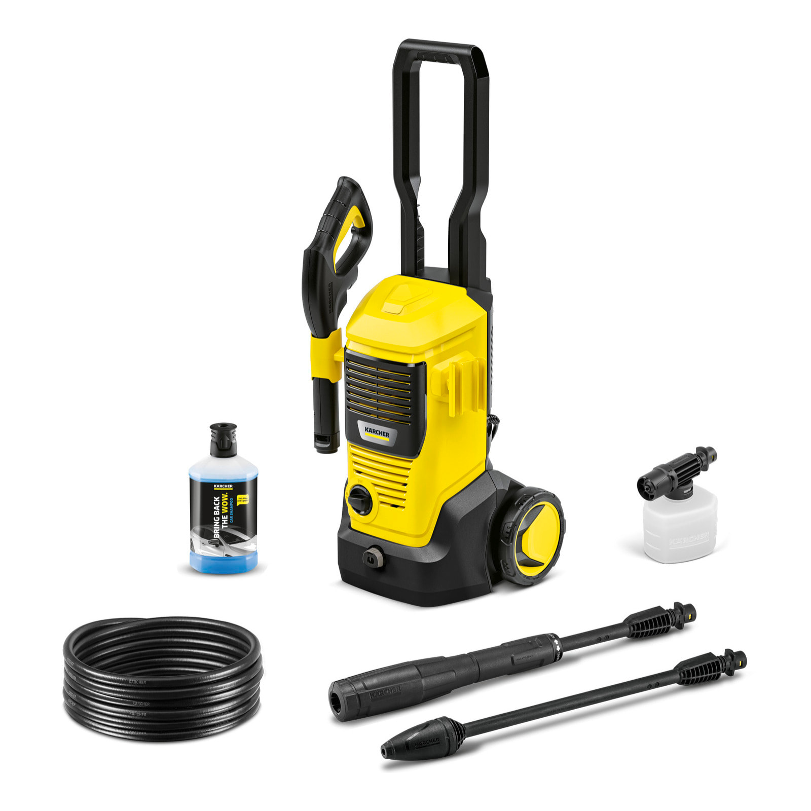 Nettoyeur haute pression Karcher K 5 FJ - Pression 145 bar- Débit 500 l/h- Buse à jet plat