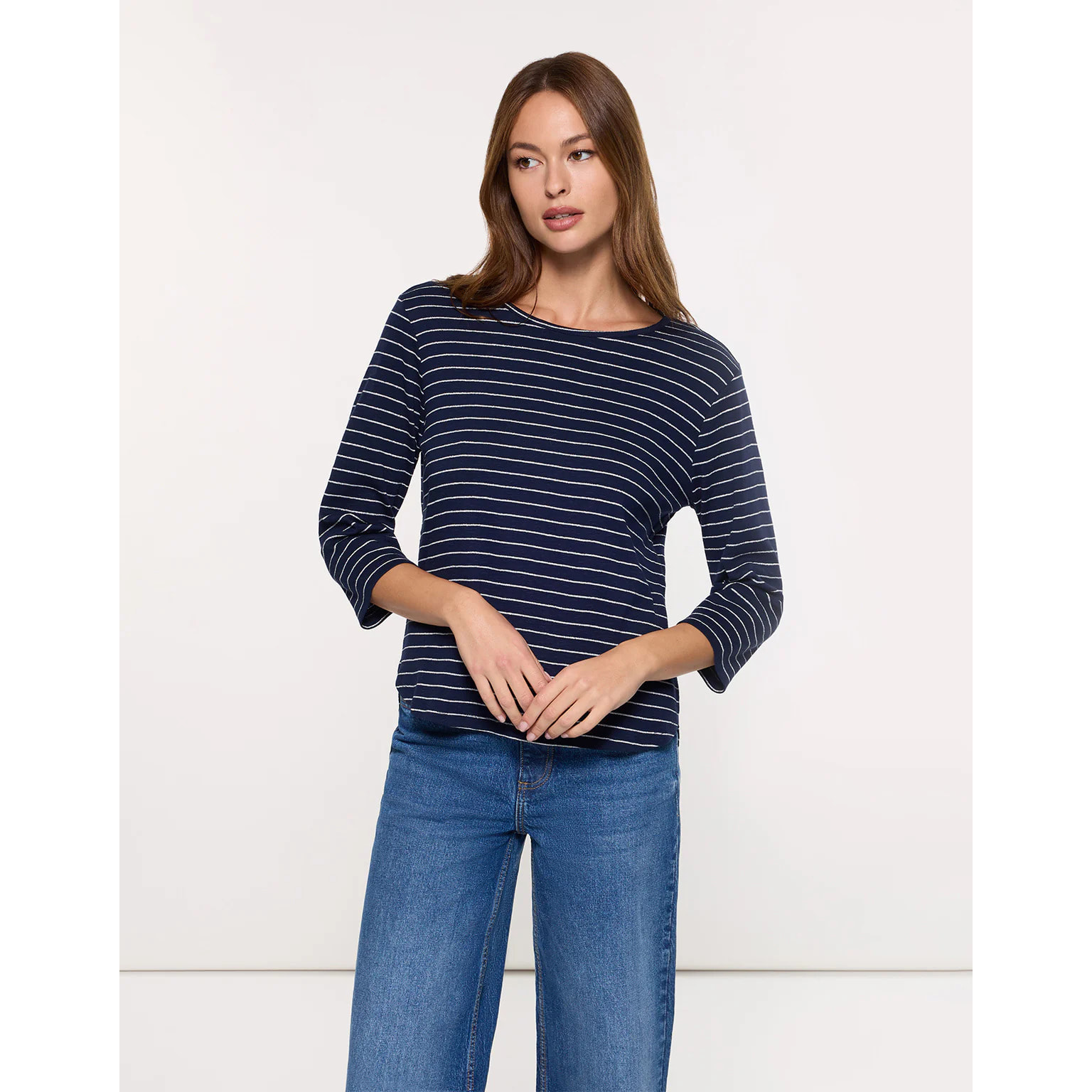 Camiseta Rayas Azul Marino - Teluk