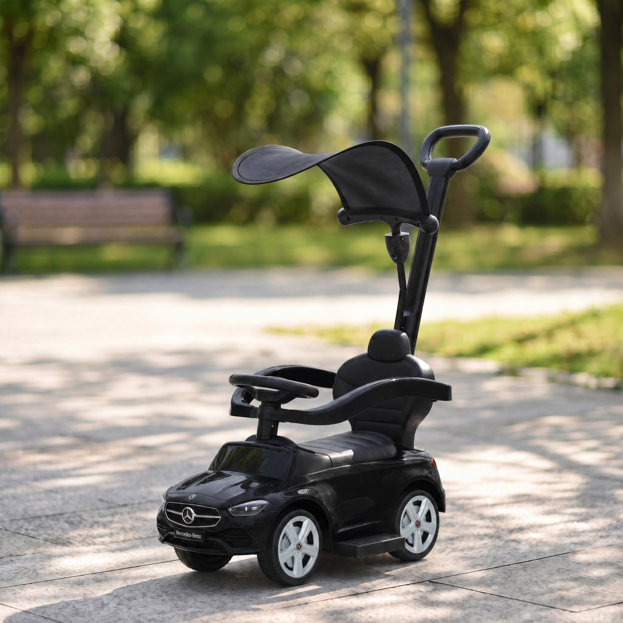 Porteur enfant évolutif Mercedes-Benz licence officielle noir
