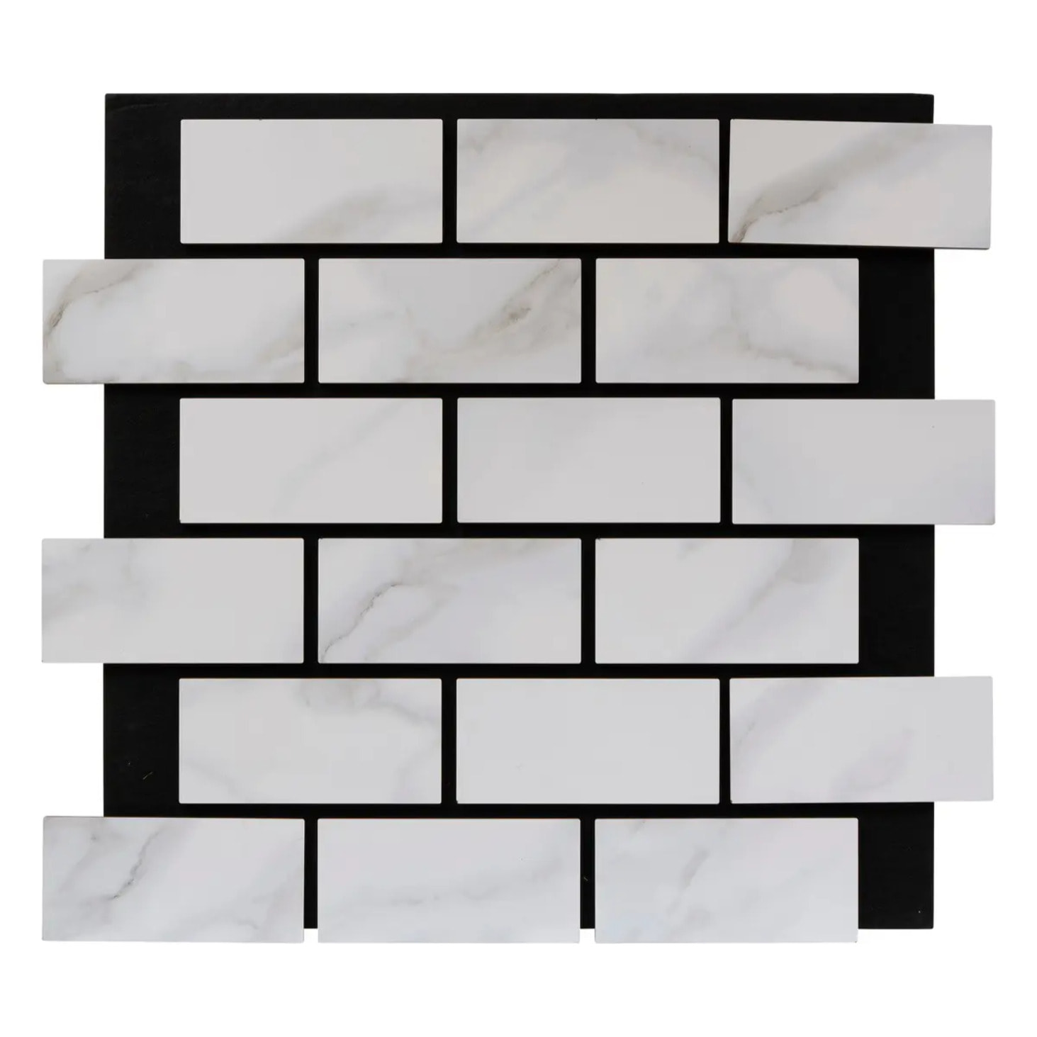 Panneau décoratif mural Clint gris 61x69cm