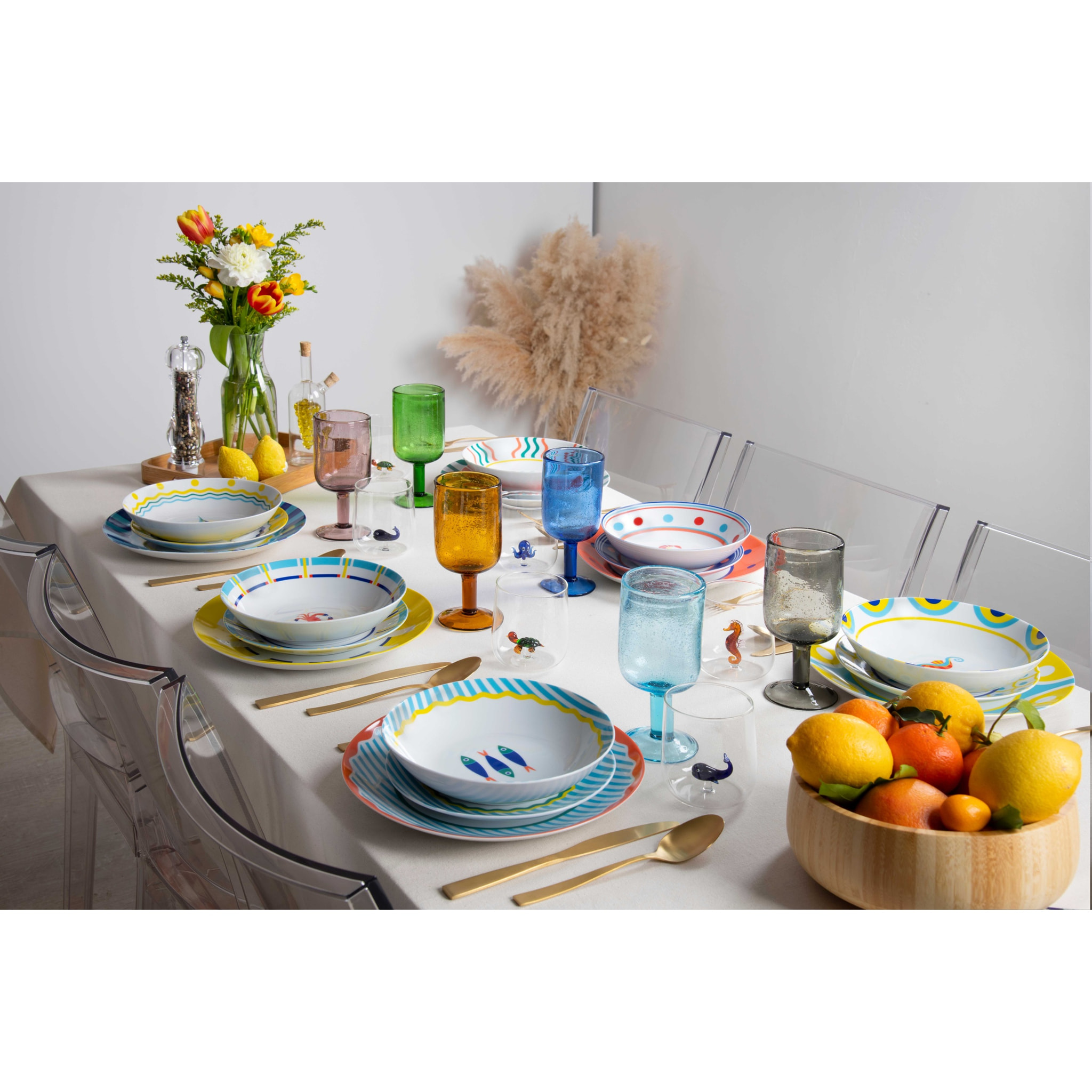 Bol 22 cm Excelsa – Eco Living, Bambou Beige