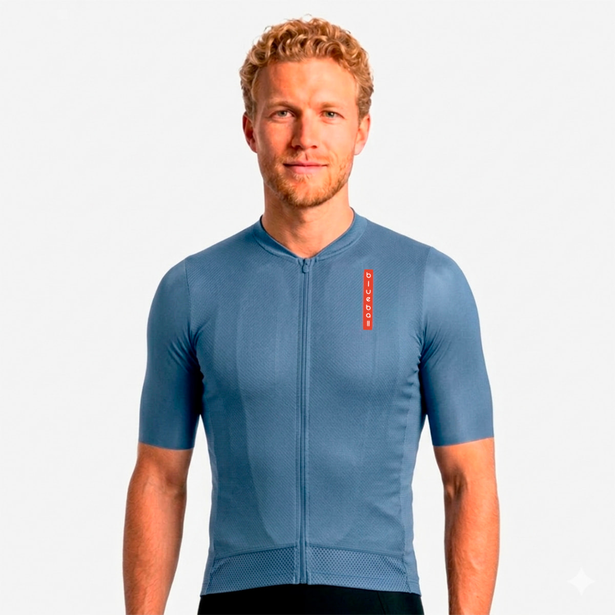Maillot de manga corta para hombre BLUEBALL Aero Pace - Azul