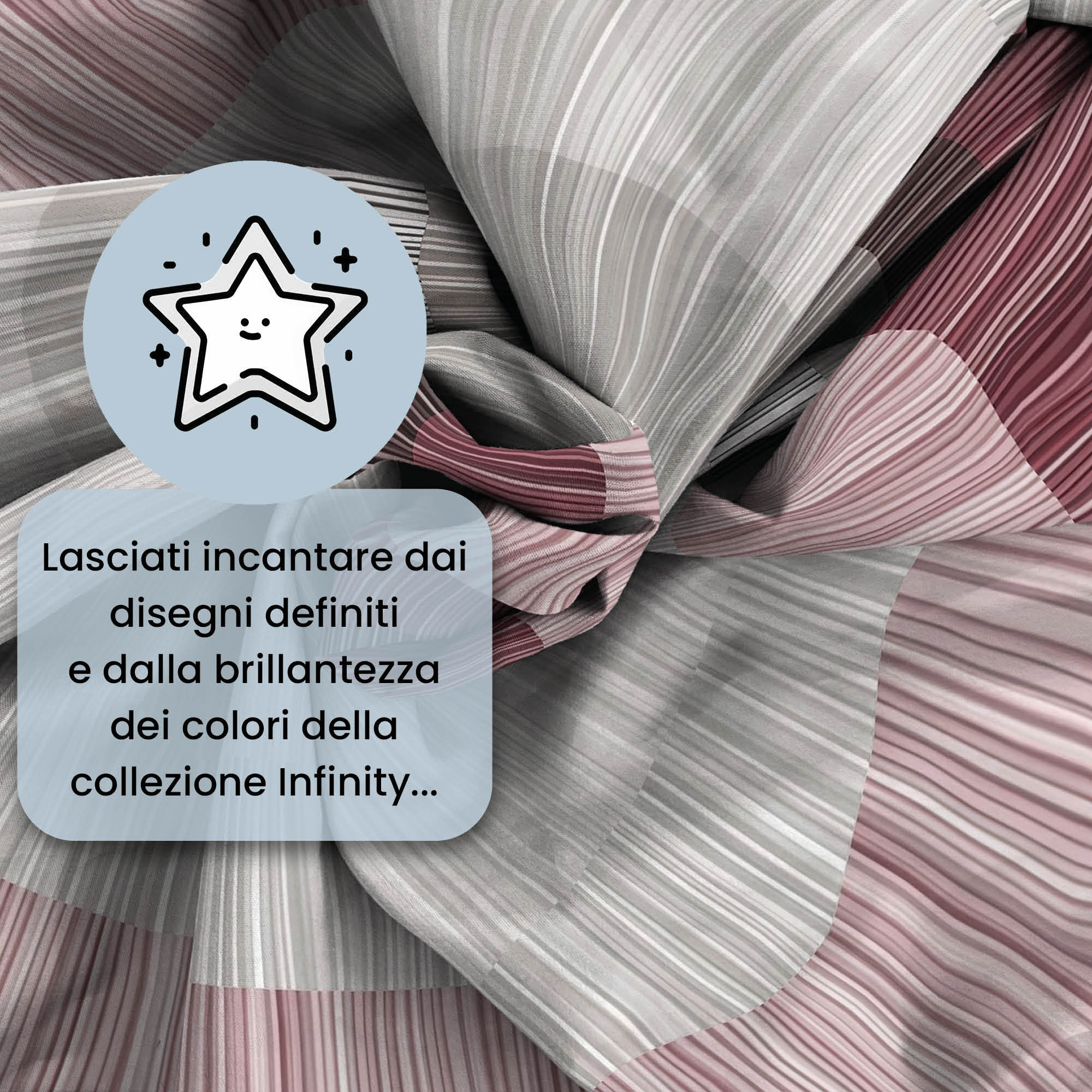 COMPLETO LETTO INFINITY - 100% Microfibra
