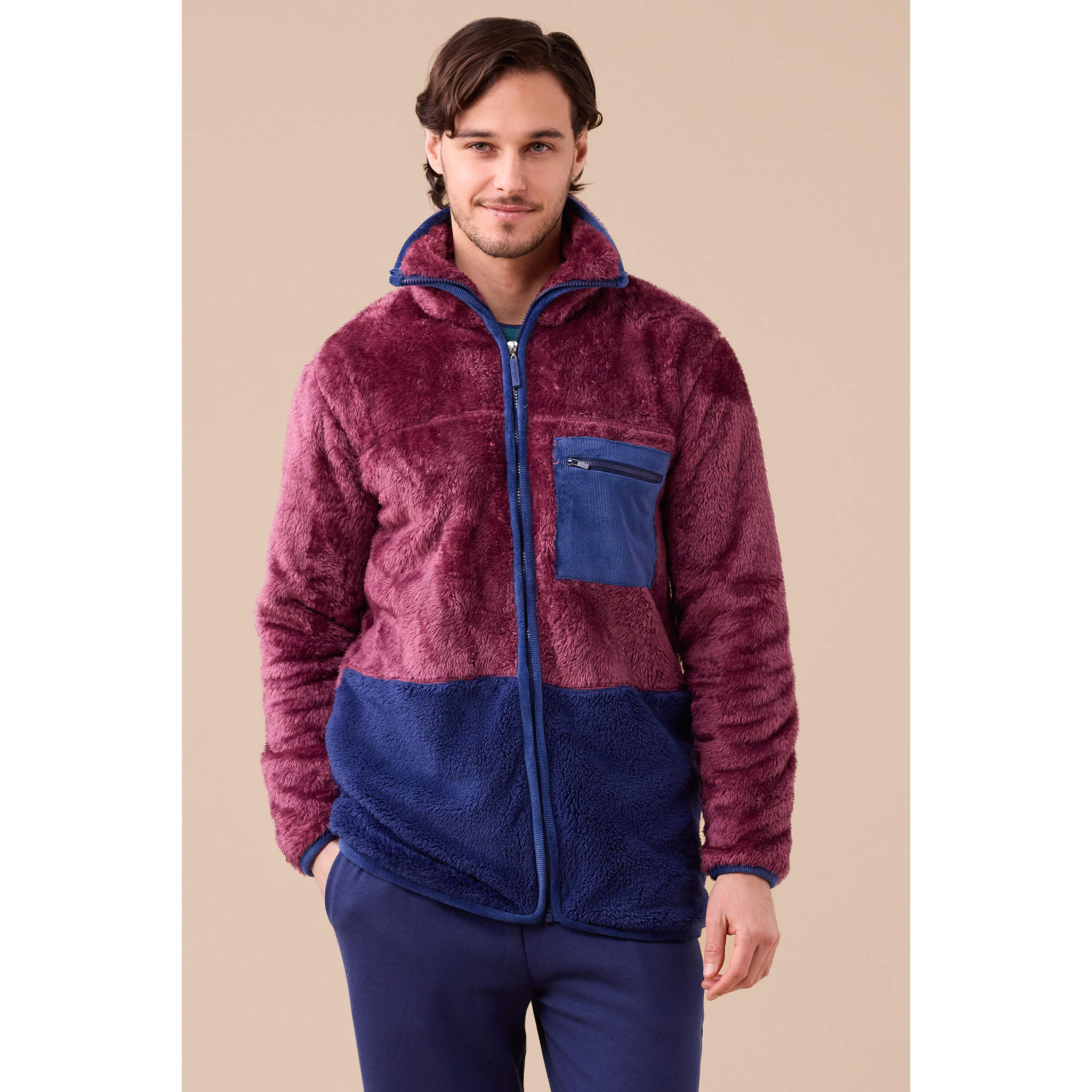 Giacca uomo eco-pelliccia articolo colors. Noidinotte