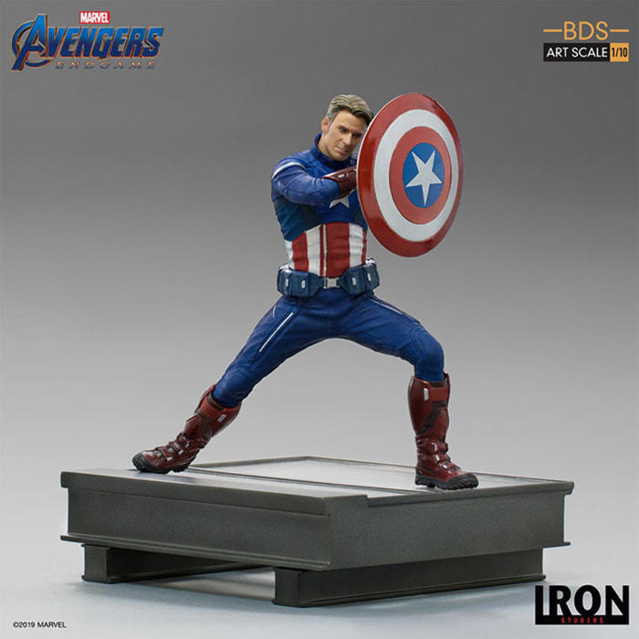 Avengers: Endgame Statua Captain America 2023 Scala 1/10 18cm Iron Studios