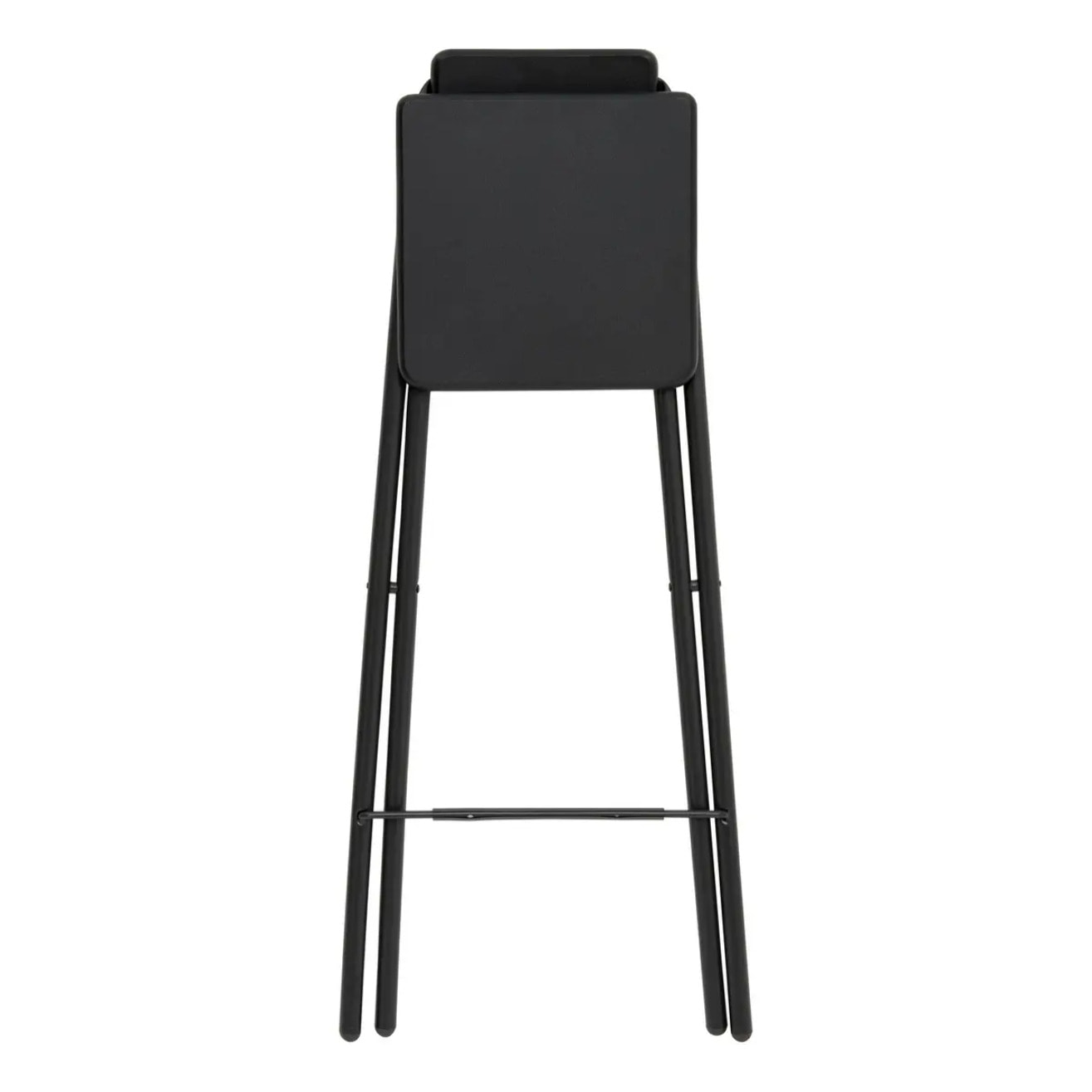 Chaise de bar pliante Noir Louna