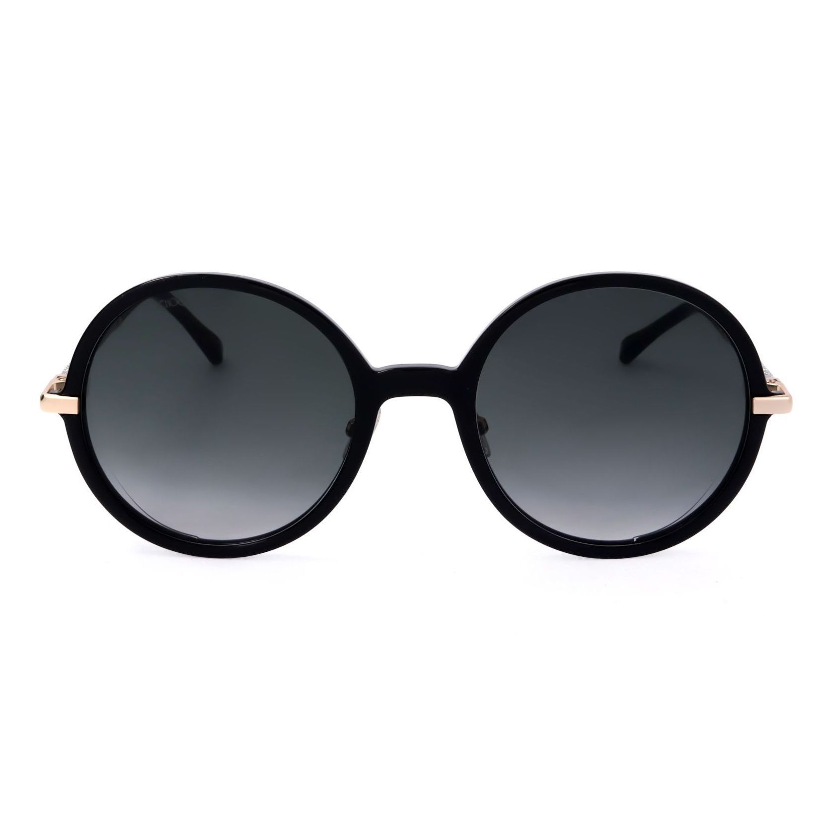 Jimmy Choo - Lunettes de soleil Crystal Glitter - noir - verres : gris foncé