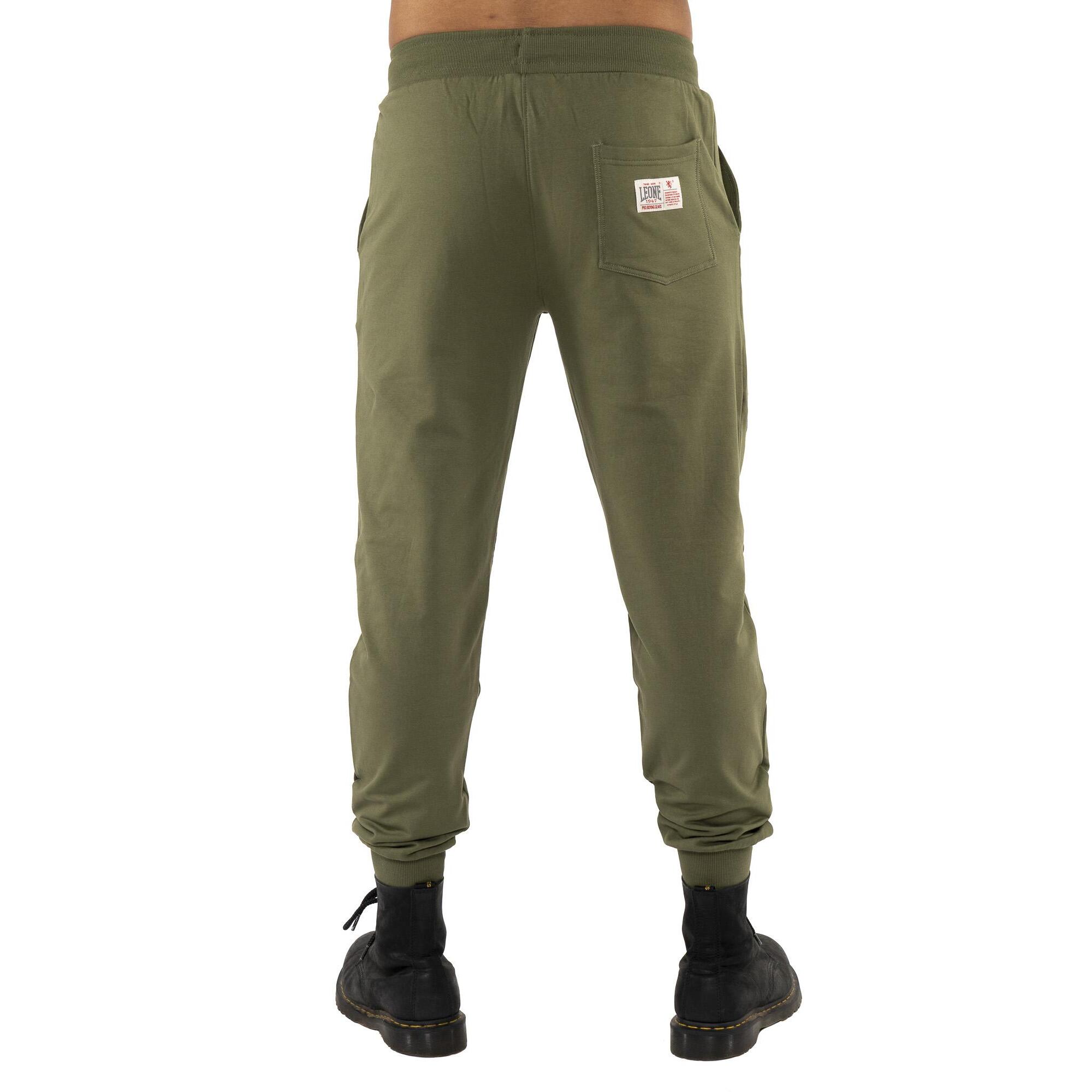 Pantalone sportivo invernale da uomo con polsino e logo grande 'Basic'