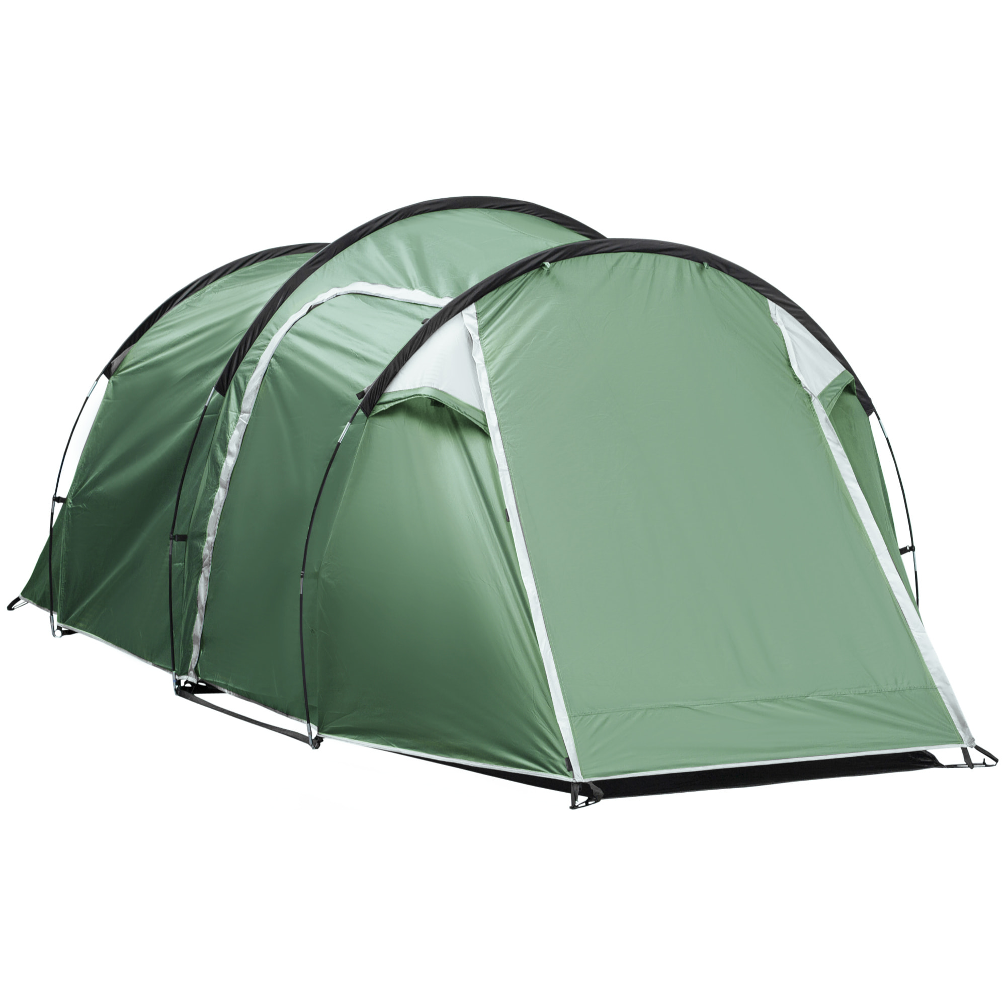 Tente de camping 2-3 pers. fibre verre polyester PE