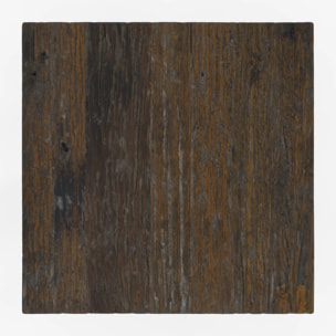 Grande table d'appoint en bois et métal - Shanghai