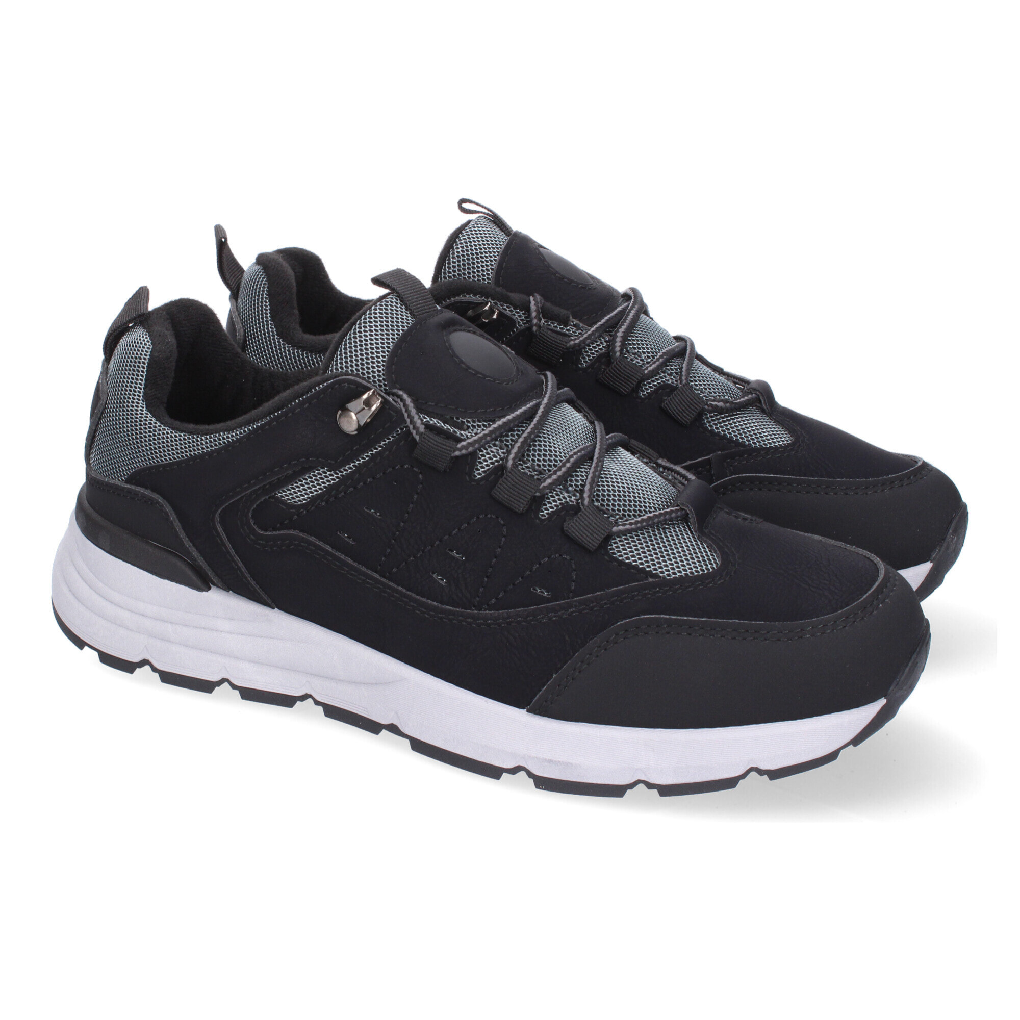 Zapatillas Planas Deportivas de Hombre Casual, Puntera Redonda