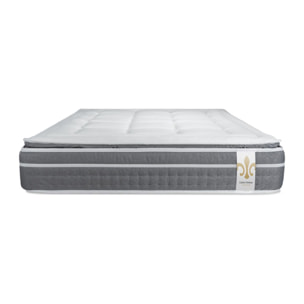 Matelas Trente PLUS - 30cm - Ressorts ensachés et mémoire de forme - Effet nuage avec surmatelas intégré - Soutien Equilibré