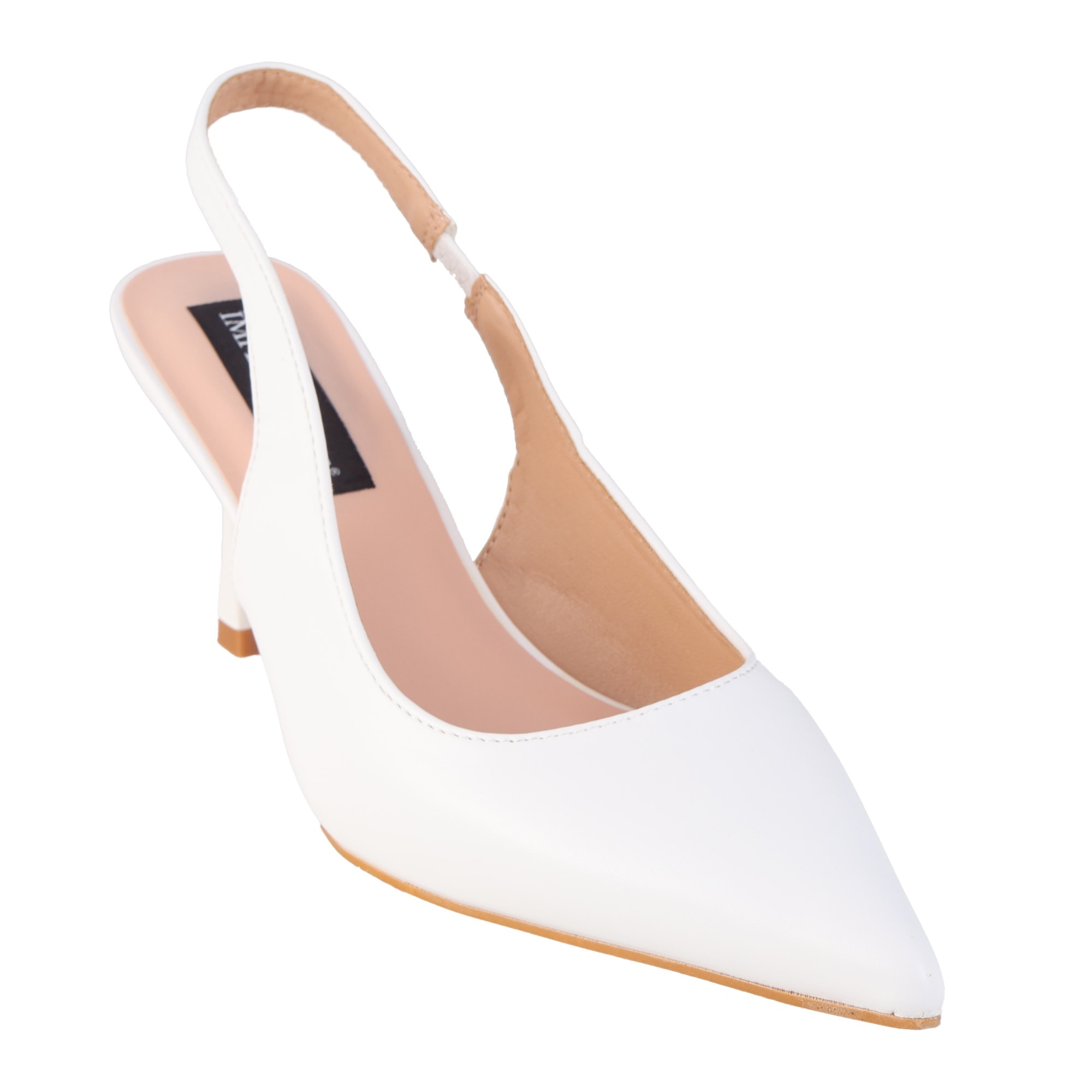 Decolletè in simil pelle tacco 7 cm