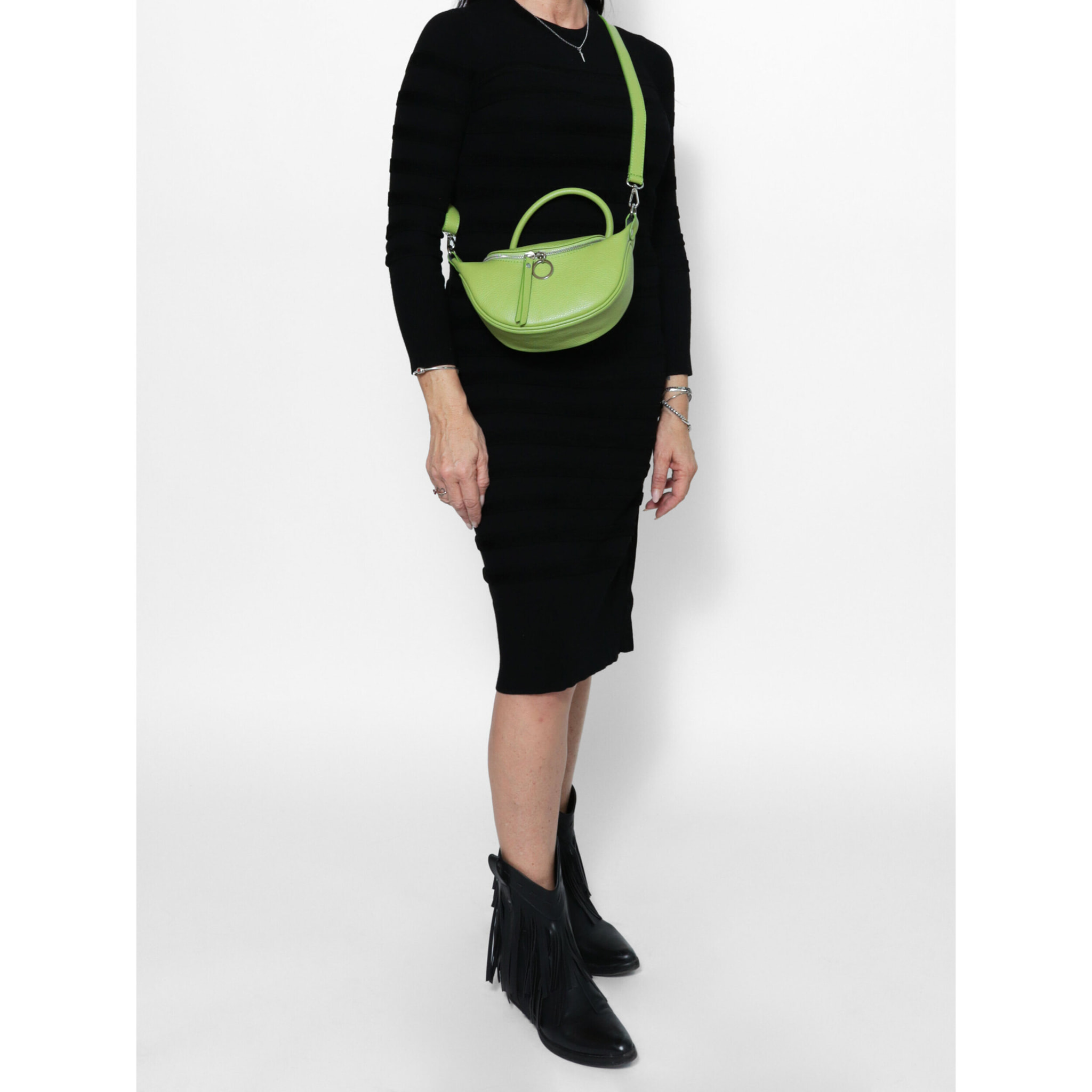 Borsa a mano Mae da donna In Vera pelle Made in Italy 26x13x8 cm