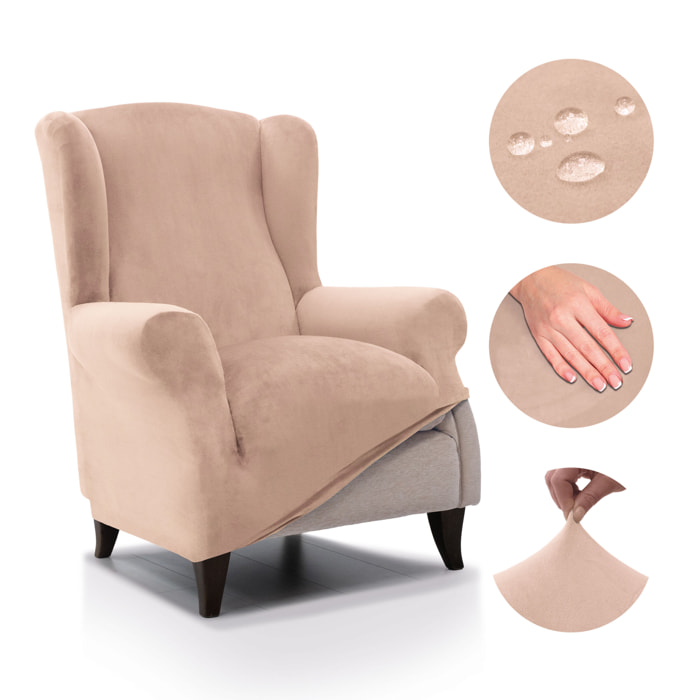 Funda TERCIOPELO ANTIMANCHAS Multi elástica para OREJERO modelo VERONICA