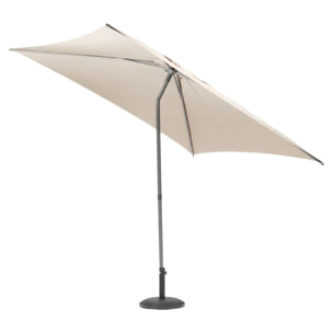 Parasol droit carré "Soya" blé 2,5 x 2,5 m