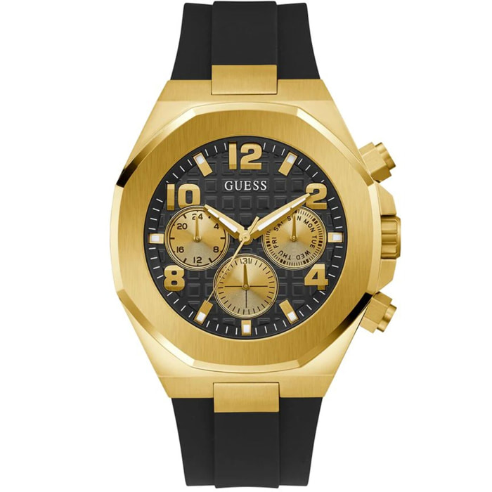 Reloj Guess GW0583G2 Hombre Analogico Cuarzo con Correa de Silicona