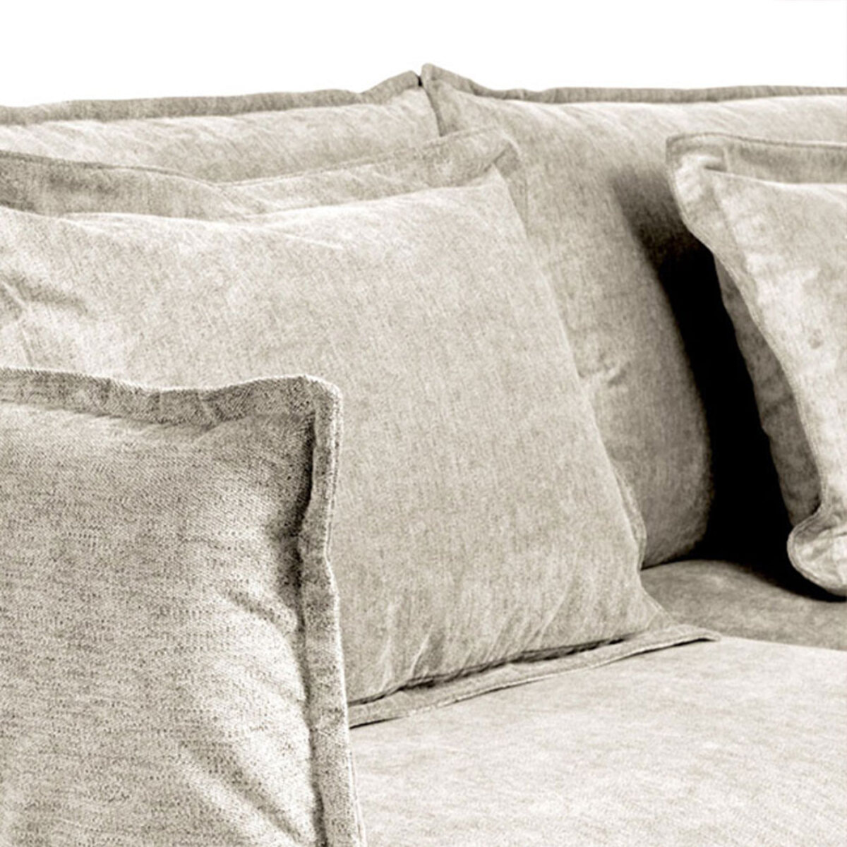 Canapé Tissu droit Verduro - 4 Places