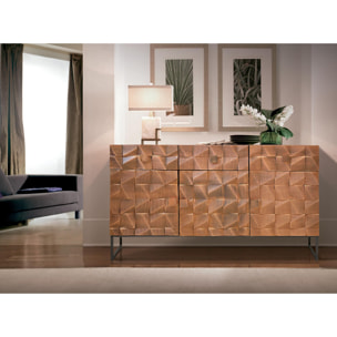 Aparador de Madera de Mango Estilo Rústico Moderno