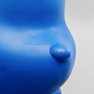 Déco ours 51cm bleu Kare Design