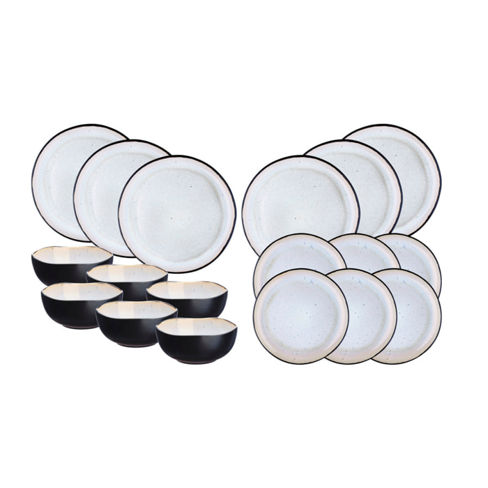 Service Les Essentiels IRIS - 18 pièces - Blanc ivoire