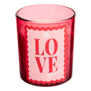 Bougie parfumée 190g Love parfum floral