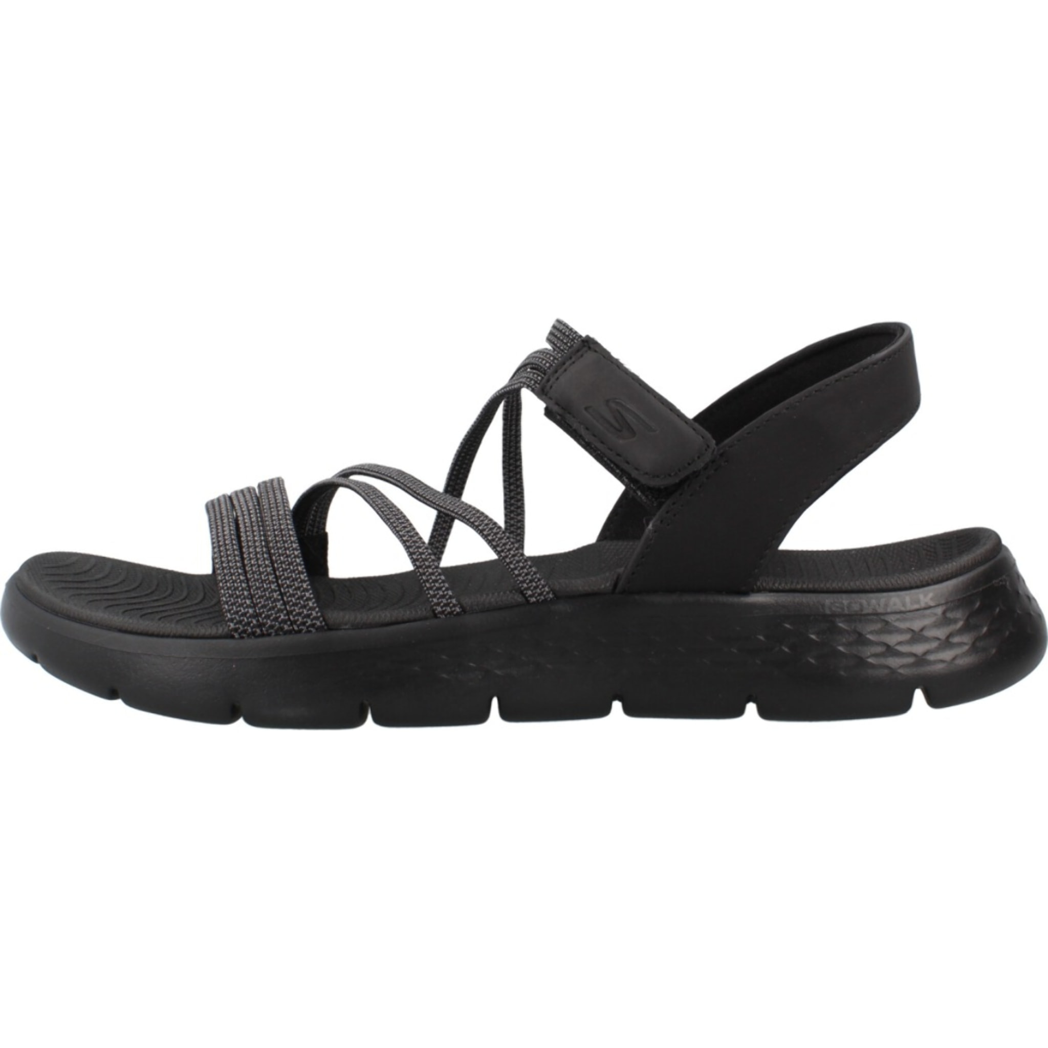 Sandalias Mujer Go Walk Flex Negro