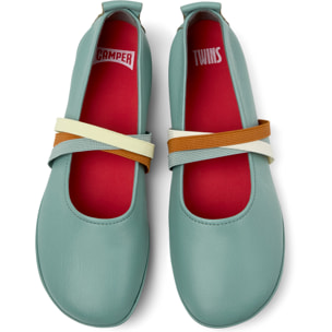 Ballerini - CAMPER Right Nina Twins - Verde - Pelle liscia