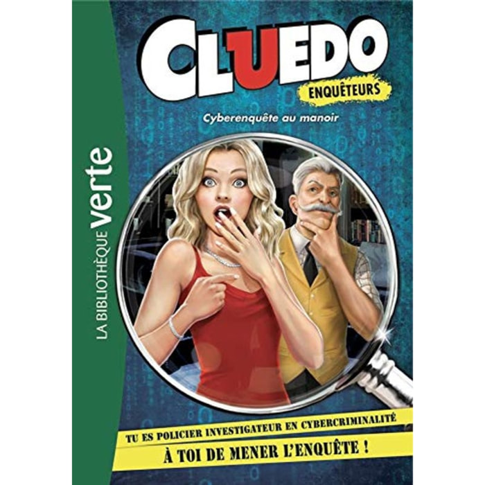 Hasbro | Cluedo Enquêteurs 01 - Cyberenquête au manoir | Livre d'occasion