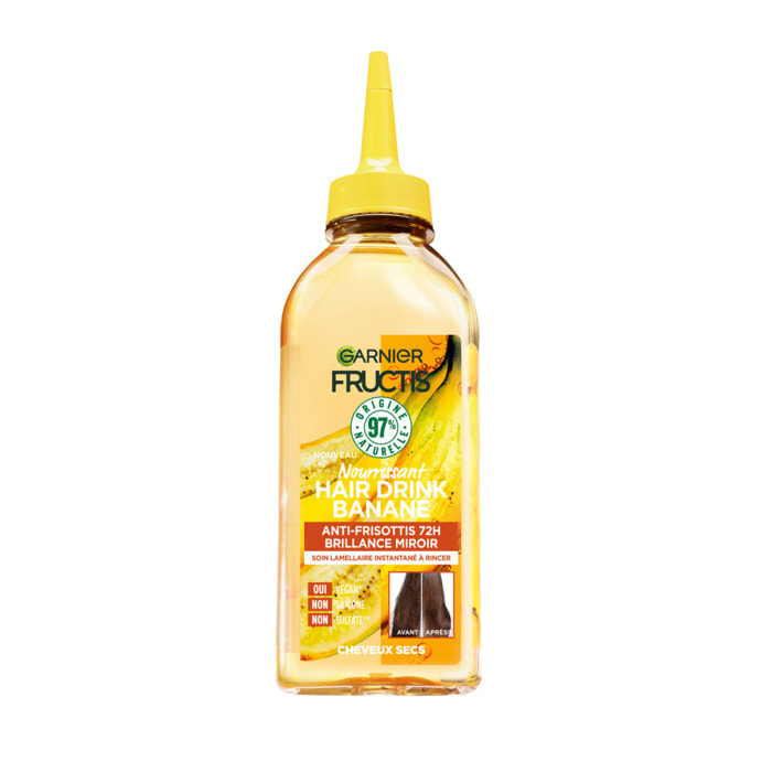 Garnier Fructis Hair Drink Soin Lamellaire instantané Nourrissant Banane 200ml
