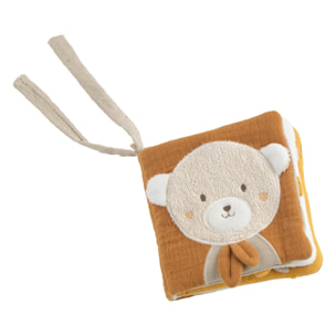 Livre d'éveil bébé en coton bio