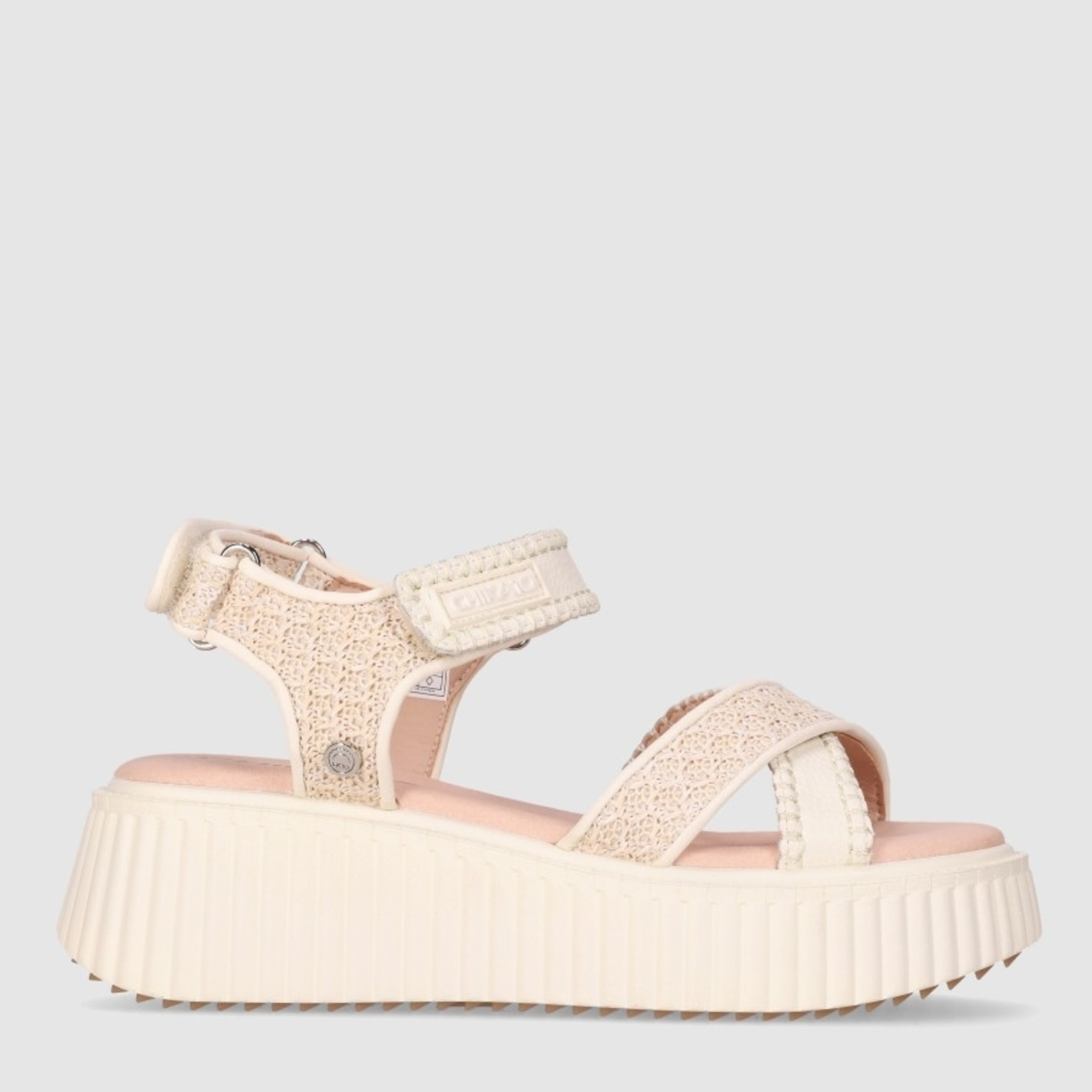 Sandalias - Beig - Tacón: 5 cm