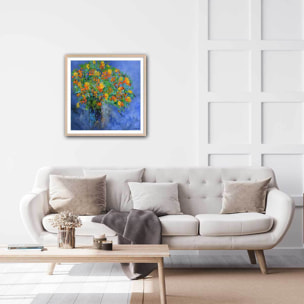 Affiche  bouquet composé Affiche sous cadre bois