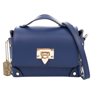 Barrali Bolso bandolera Mujer.Piel auténtica Ruga