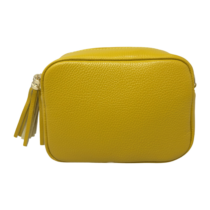 Borsetta a Tracolla Clutch in Vera Pelle Made in Italy