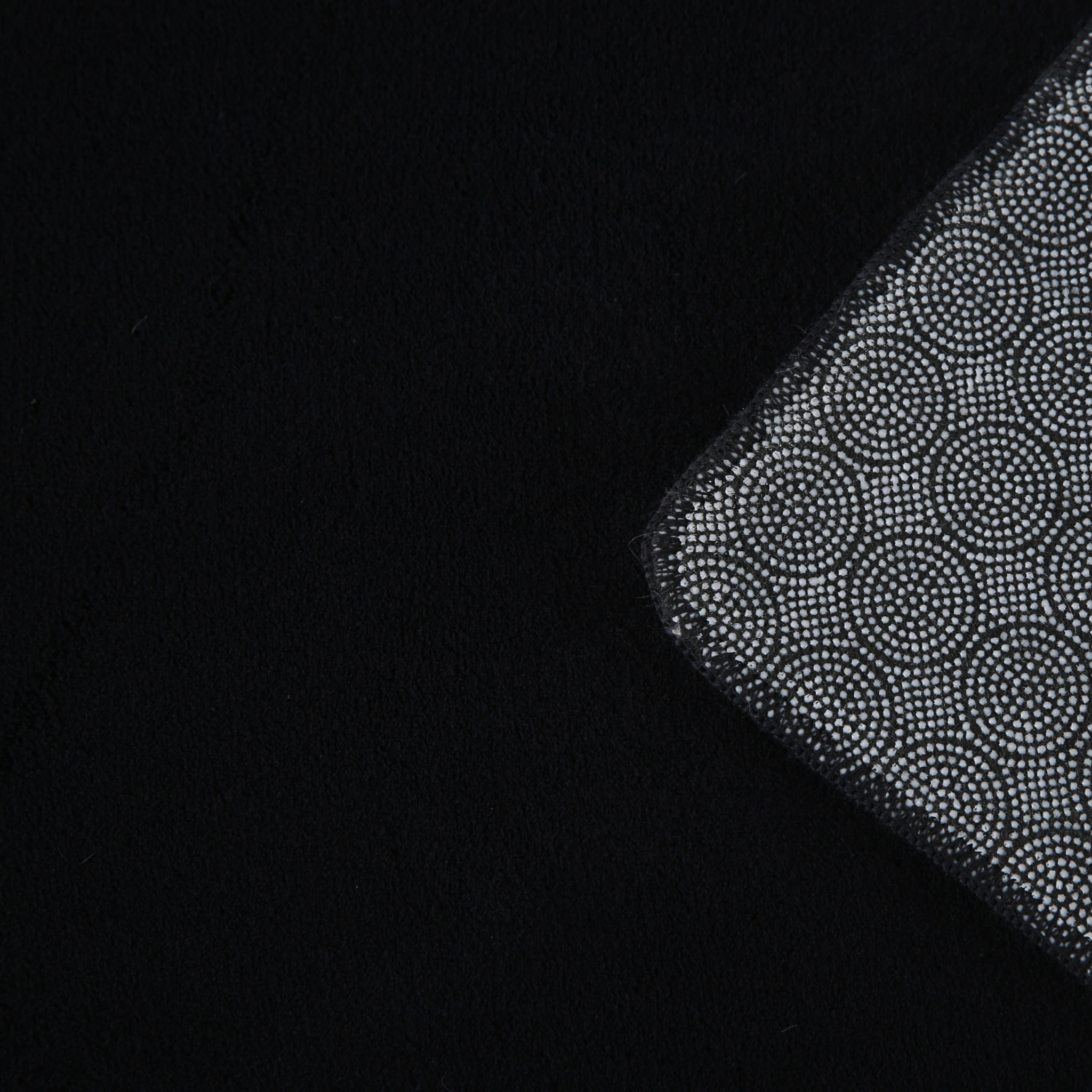 MOSCOU - Tapis rond uni Noir