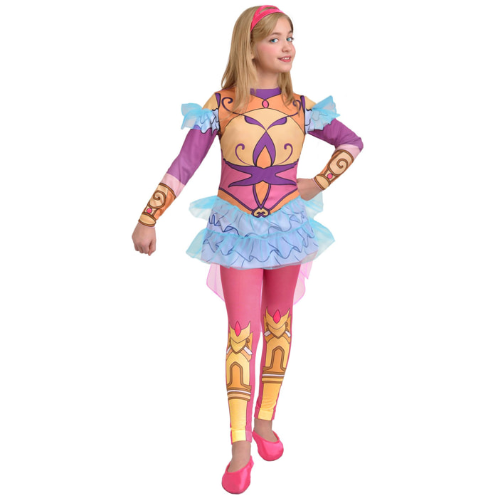 Rose Cinderella Armatura Regale Costume Regal Academy Bambina