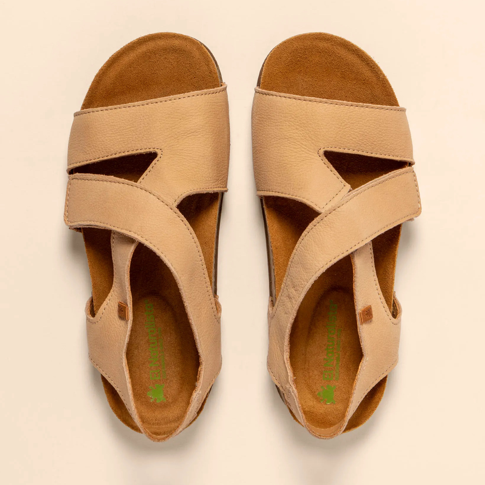 Sandalias N5799 NOBUCK LAVADO CREAM / BALANCE color Cream