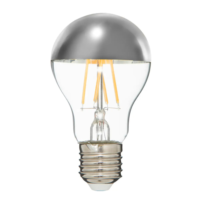 Ampoules LED - verre - argenté - E27