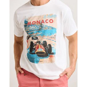 Camiseta Manga Corta Blanco - Leclerc