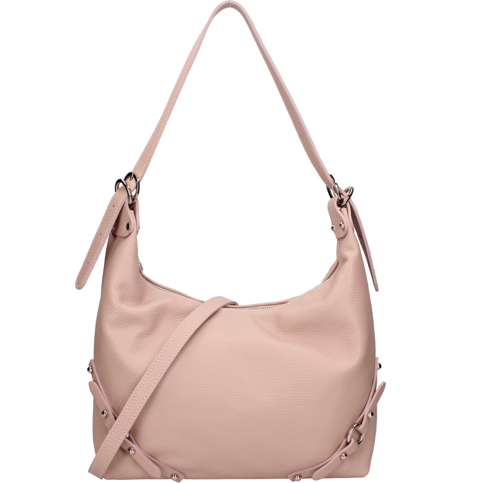 Borsa a spalla da donna In Vera pelle Made in Italy 30x30x9 cm