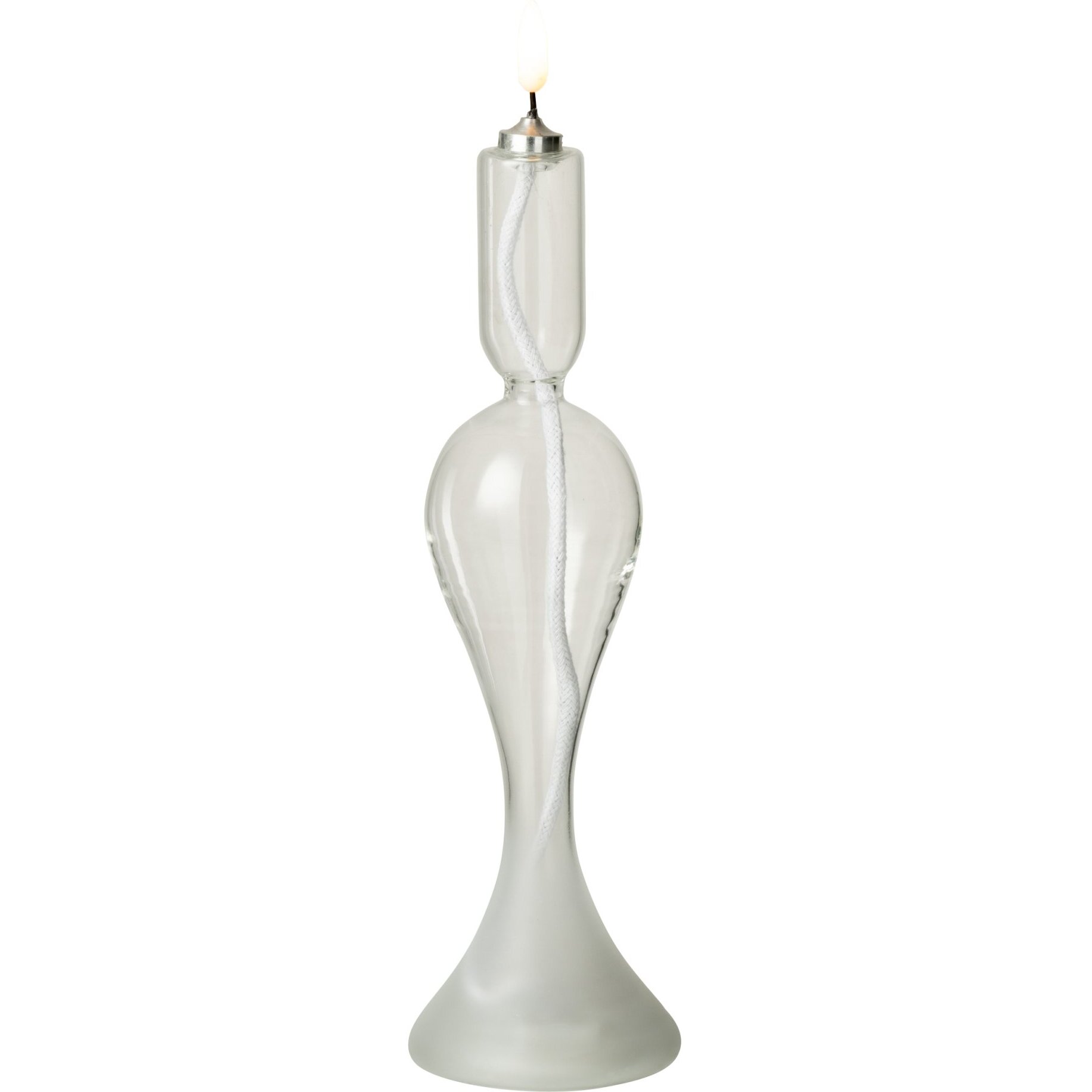 J-Line bougie - verre - transparent - small - lumières LED