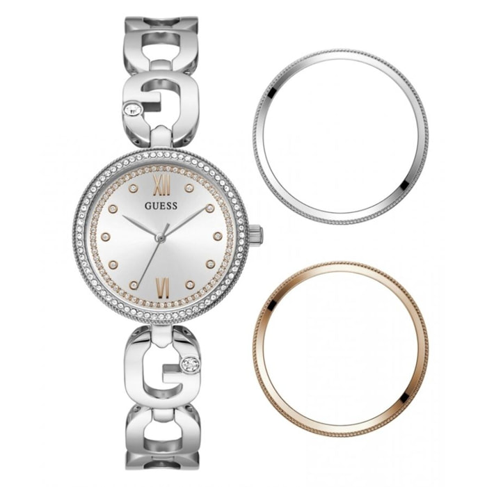 Reloj Guess GW0693L1 Mujer Analogico Cuarzo con Correa de Acero inoxidable