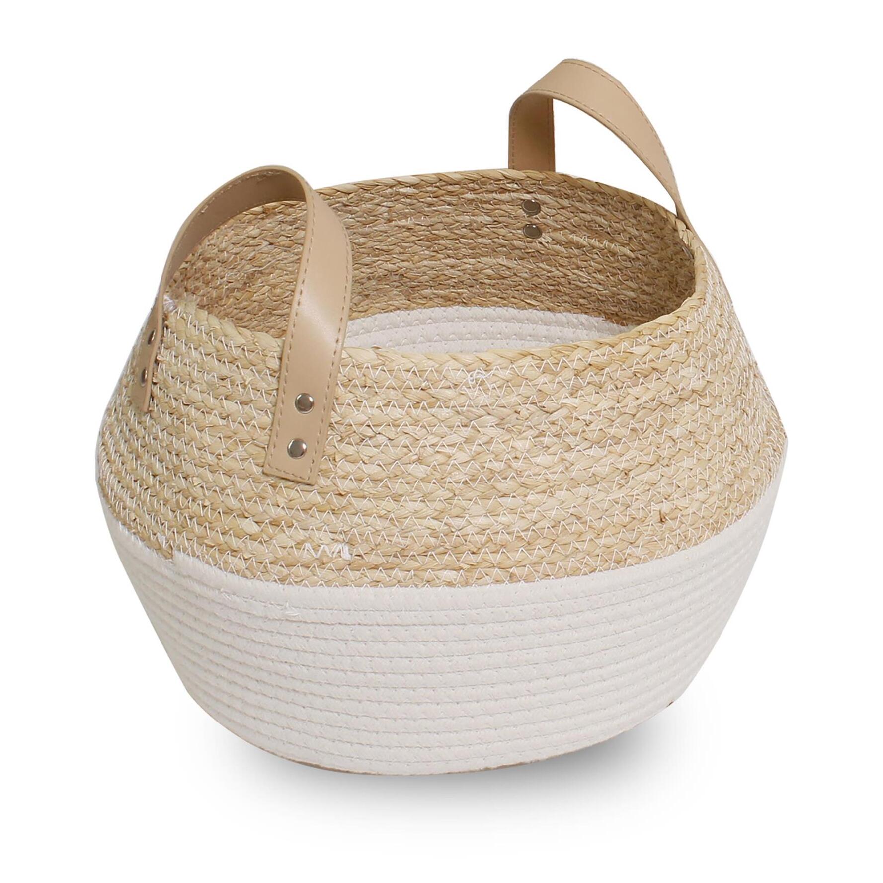 LE MARQUIER - Panier A Bûches Et A Granules Bicolor Natura